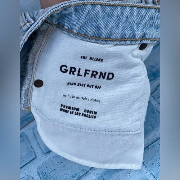 GRLFRND Helena High Rise Cut Off Short size 26 - Picture 13 of 14